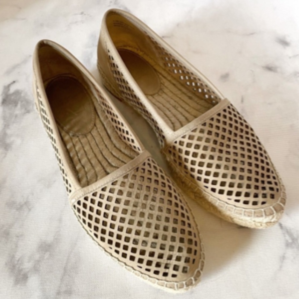 Frye Lee A Line perforated espadrilles
